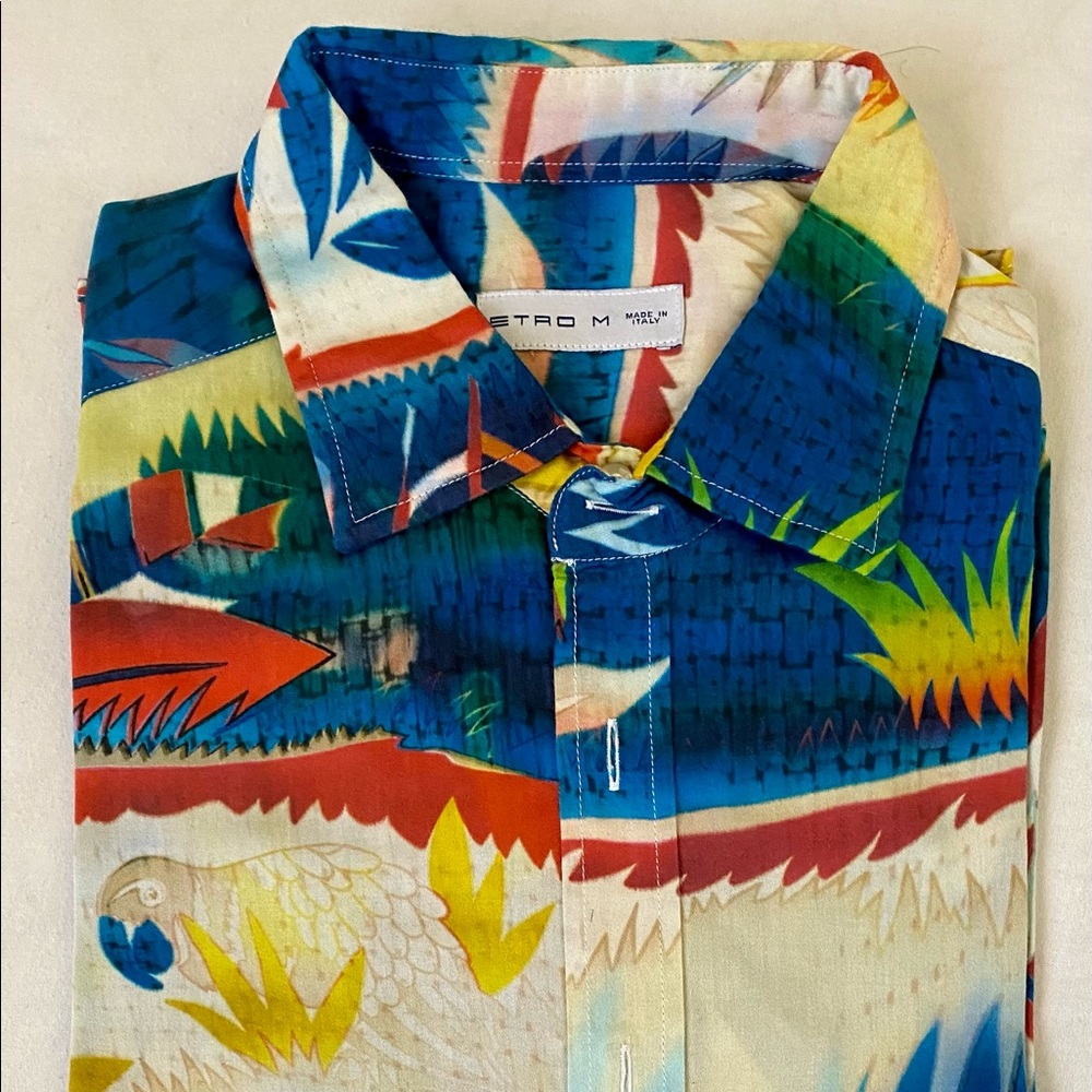 ETRO Mens Designer Shirt